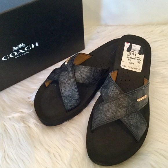 ✨SOLD✨NIB, Coach Janine Signature Sandals, 7 - Picture 2 of 8